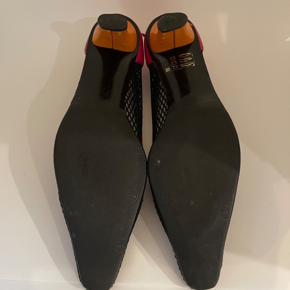 Charles Jourdan (Paris) Mesh/Leather Dress Shoe - Picture 6 of 8